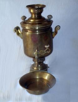 فروش سماور مسی قدیمی انتیک  - تهران