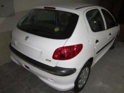 پژو 206 تیپ 2 مدل 93 سفید صفر  - اردبيل