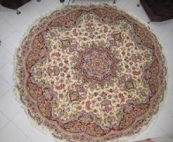 فرش دستباف دایره ای بسیار زیبا  - تهران
