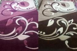 حراج دوعدد فرش فانتزی ماشینی ترک نو مناسب جهازیه 