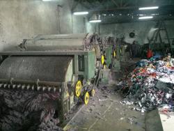 خط تولید حلاجی ضایعات پارچه گارنت ایتالیا  - تهران