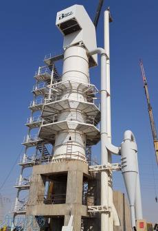 کوره های عمودی (شفت) پخت آهک صنعتی