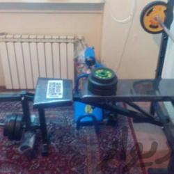 میز پرس 9 کاره به همراه هالتر و وزنه  - تهران