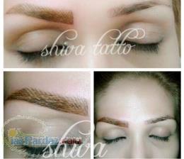 تاتو بدن تاتو ابرو پرپشتی ابرو با هاشور