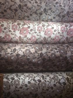 انواع پارچه مبلی ترک طرح گوبلن گل در هم  - تهران