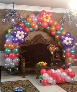 بادکنک ارایی و گل ارایی و تزیینات مجالس تولد و  - اصفهان