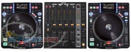 فروش دستگاه دي جي حرفه اي دنون3700(denon dj 3700) بهمراه ميکسر 1100