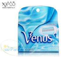 تیغ یدک ژیلت ونوس Gillette Venus  اورژینال 4 عددی  مخصوص بانوان 