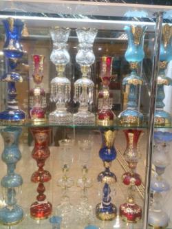 فروش انواع شمعدان های بلوری و چراغ های نفتی سنتی  - تهران