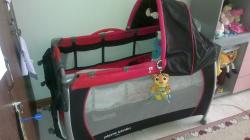 تخت پارک و روروک pierre cardin  صندلی غذا  - تهران