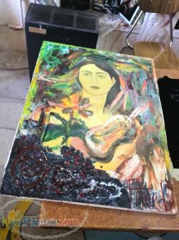 تابلوی نقاشی رنگ روغن بسیار زیبا 