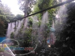 زیباسازی و خنک کردن رستوران باغ کافی شاپ با مه پاش 