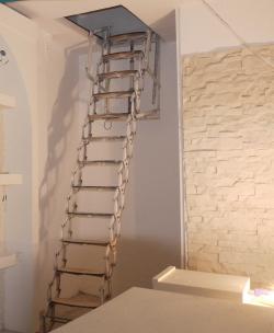 پله های جمع شدنی و مخفی  - تهران