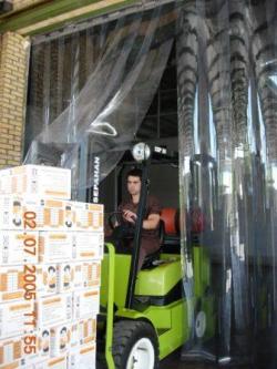 پرده صنعتی پی وی سی industrial curtain  - تهران