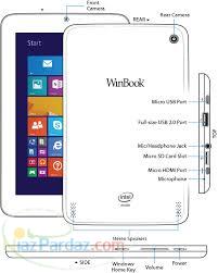 WINBOOK TW802 تبلت ویندوز 8 