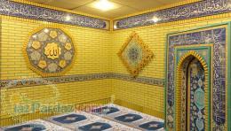 زیباسازی فضای نمازخانه ها و مساجد 