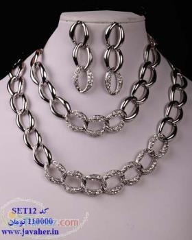 خرید اینترنتی سرویس بدل عروس طرح طلا سفید(set12) 