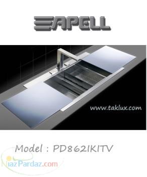 سینک استیل دو لگنه اپل   مدل   PD862IKITV 