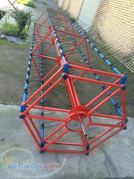 چنگالی پروانه جلوی کمباین 