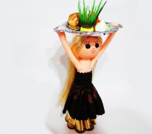 سفره هفت سین 95 طرح عروسک  - تهران