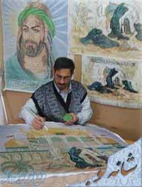 تولیدی فرش و تابلو فرش دستبافت شانه کوب 