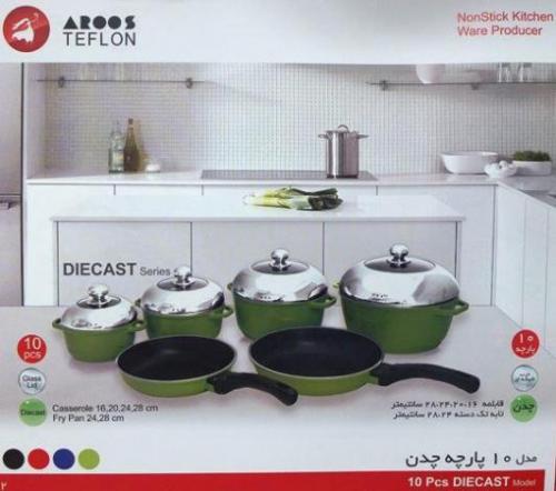 عامل فروش ظروف نچسب تفلون و چدن کارخانه عروس تفلون  - تهران