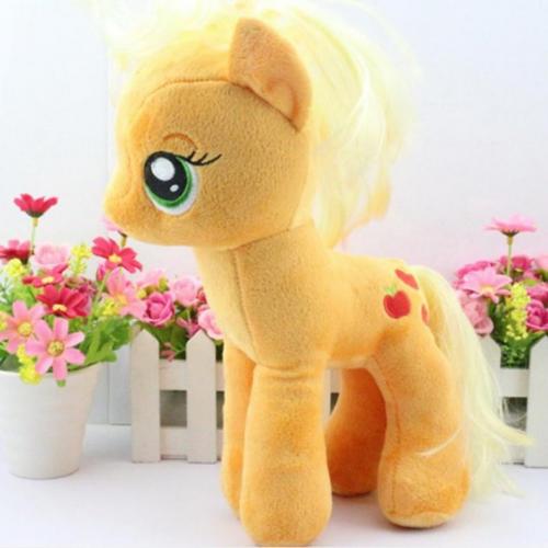 عروسک پولیشی اسب پونی 18 سانتی نارنجی نو کد 17192  - تهران