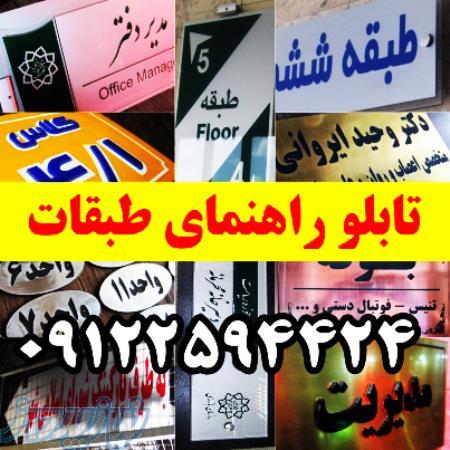طراحی و تولید تابلوهای راهنمای طبقات در تهران