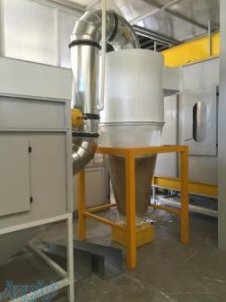 سیستم بازیافت رنگ پودری (سایکلون)