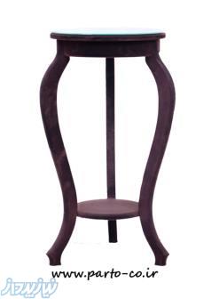 میز تلفن چوبی