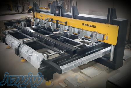 دستگاه CNC سی ان سی فرز چوب سه محوره و منبت 8 کله 