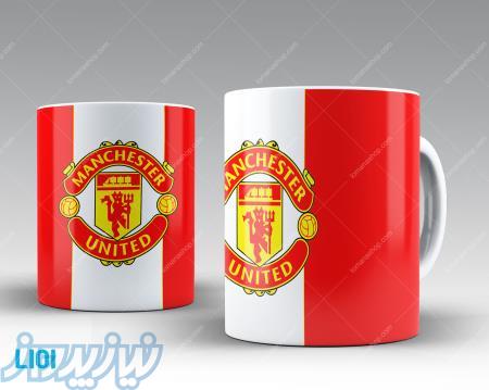 ماگ سفید سرامیکی با طرح ورزش