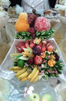 میوه آرایی و سفره عقد دالان بهشت 