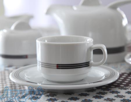 عرضه کننده ظروف هتلی ، سفید ، آرمدار ، رستورانی کلی و جزئی 