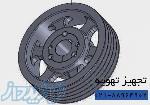 پولی (فولی) چدنی و آلومینیومی دو تکه برای صنایع مختلف