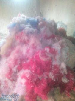 فروش الیاف نمدی مصنوعی  جهت مصارف نمد رولی وخودرویی 