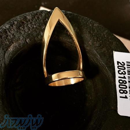 انگشتر عمده طلایی طرح ناخن 