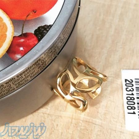 انگشتر عمده برگی طلایی