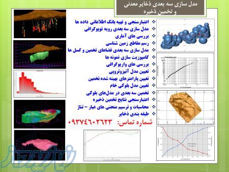 تخمین ذخیره معادن با GEOVIA Surpac