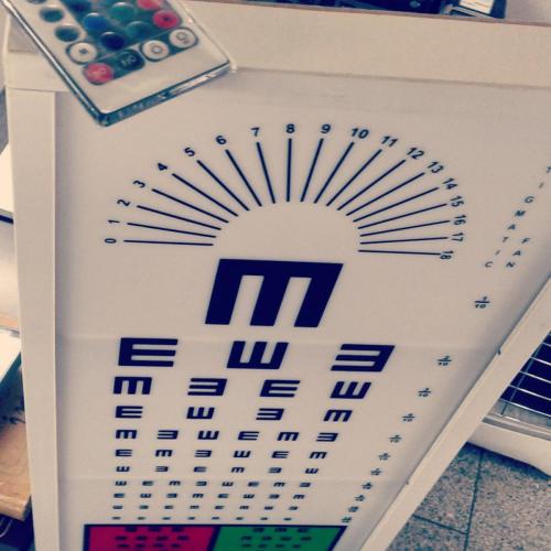 چارت بینایی سنجی led  - تهران