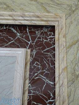 قرنیز پی وی سی طرح سنگ مرمر