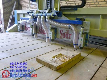فرزمنبتکاریcnc حکاکی معرق کاری چوب، سنگ ، mdf و تمام فراورده های چوبی Cnc router