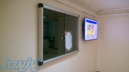 تابلو اعلانات قابدار شیشه ای 