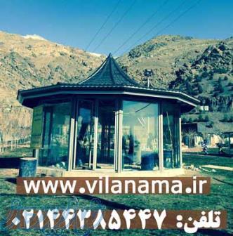 پوشش سقف آلاچیق با ورق طرح سفال، پرچین و بام تایل 