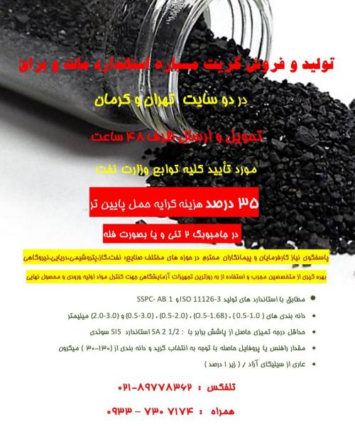 تولید و ارسال مسباره مات و براق از   ( تهران و کرمان )  - تهران