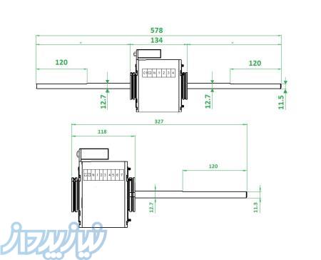 فروش الکتروموتور (دینام) تک شفت و دو سر شفت