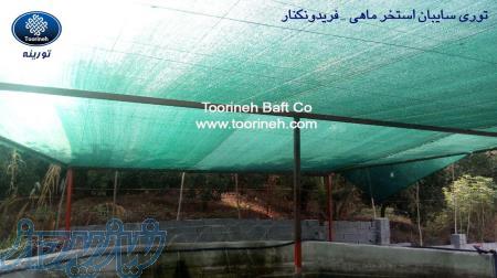 توری سایبان استخر ماهی