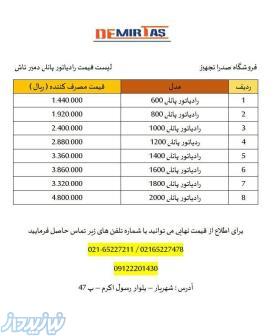 رادیاتور های پانلی دمیر تاش 