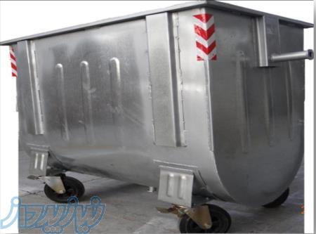 مخزن زباله شهری سطل زباله گالوانیزه شهر یزد 