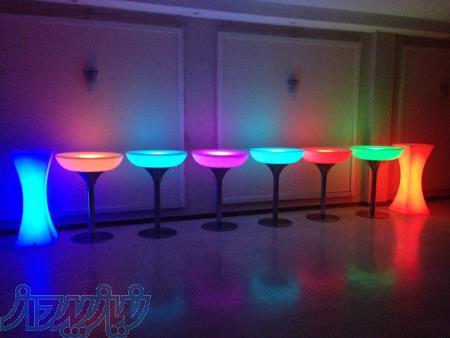 اجاره میز ال ای دی و بلک لایت و بار